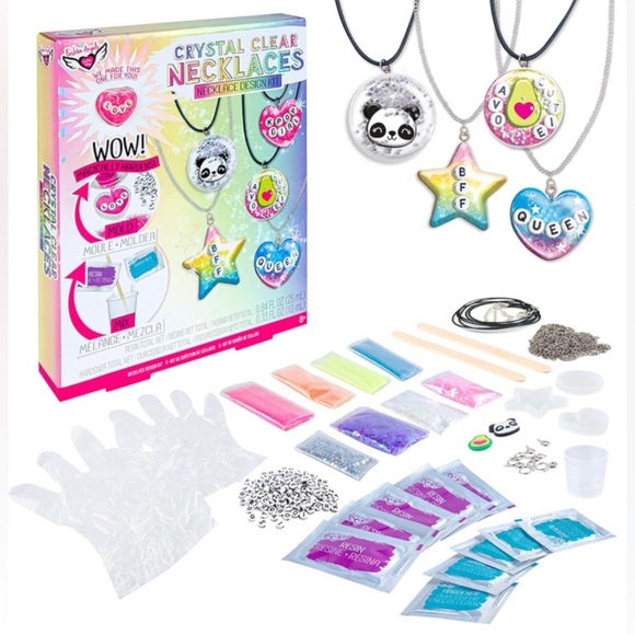 Fashion Angels Crystal Clear Necklaces - Necklace Design Kit - Picture 3 of 9